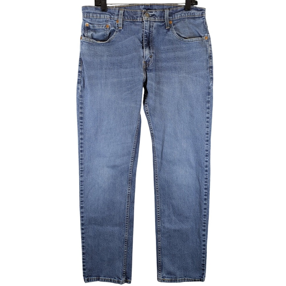 Levis 559 Relaxed Straight Jeans Denim Blue Mens Size 33x32 (Fits 33x30)
